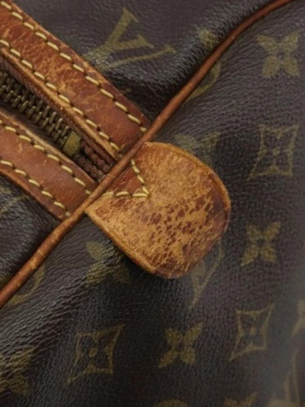 LOUIS VUITTON Monogram Sac Souple 35 Boston Bag M41626 LV Auth 171110 - Picture 11 of 15